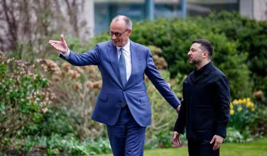 【养虎为患】
德国总理默茨与乌克兰总统泽连斯基在柏林签署了德乌战略伙伴关系联合声