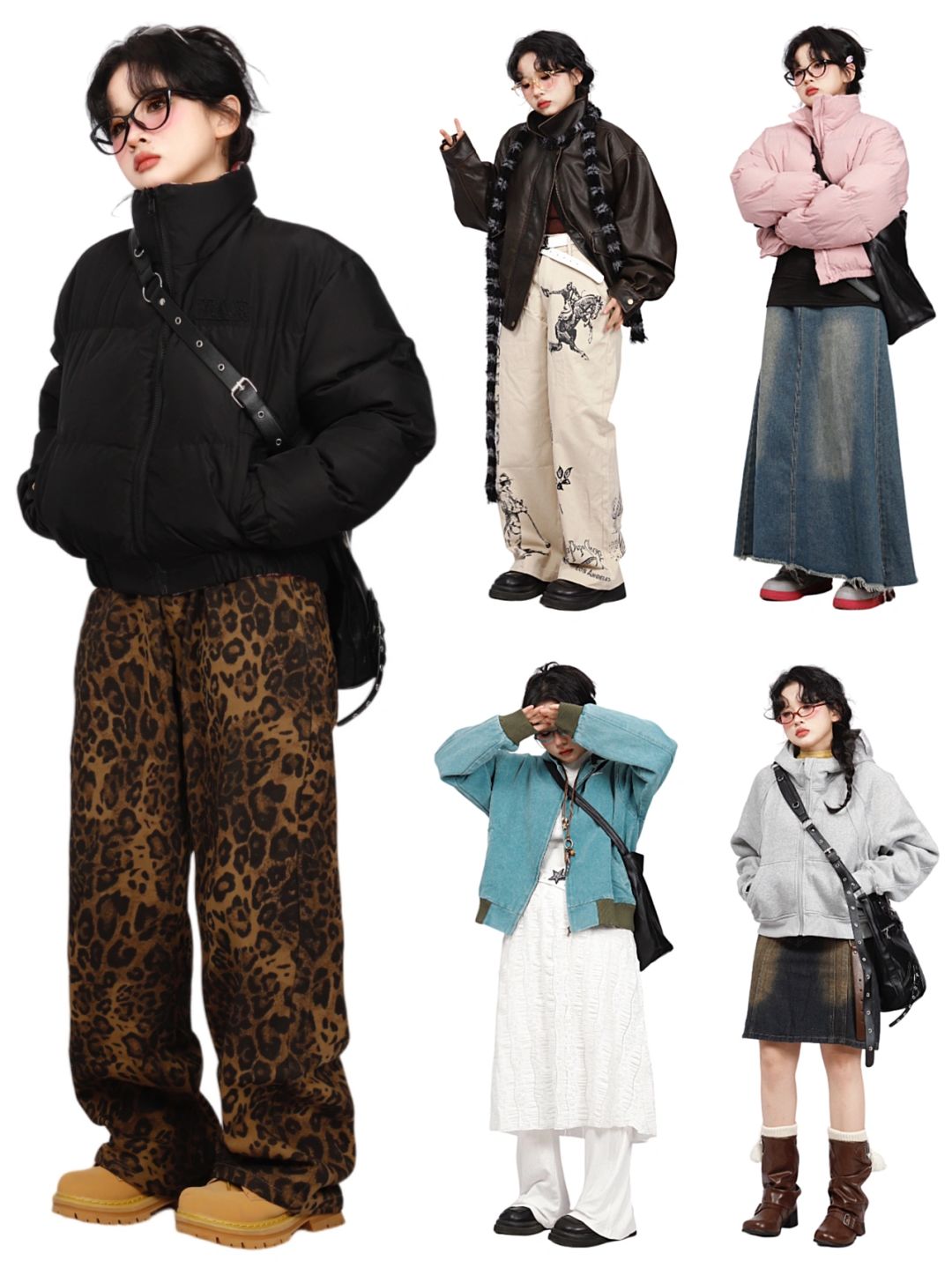 155ootd☆₊⁺5⃣️套复古叠穿look🪩小众又好看