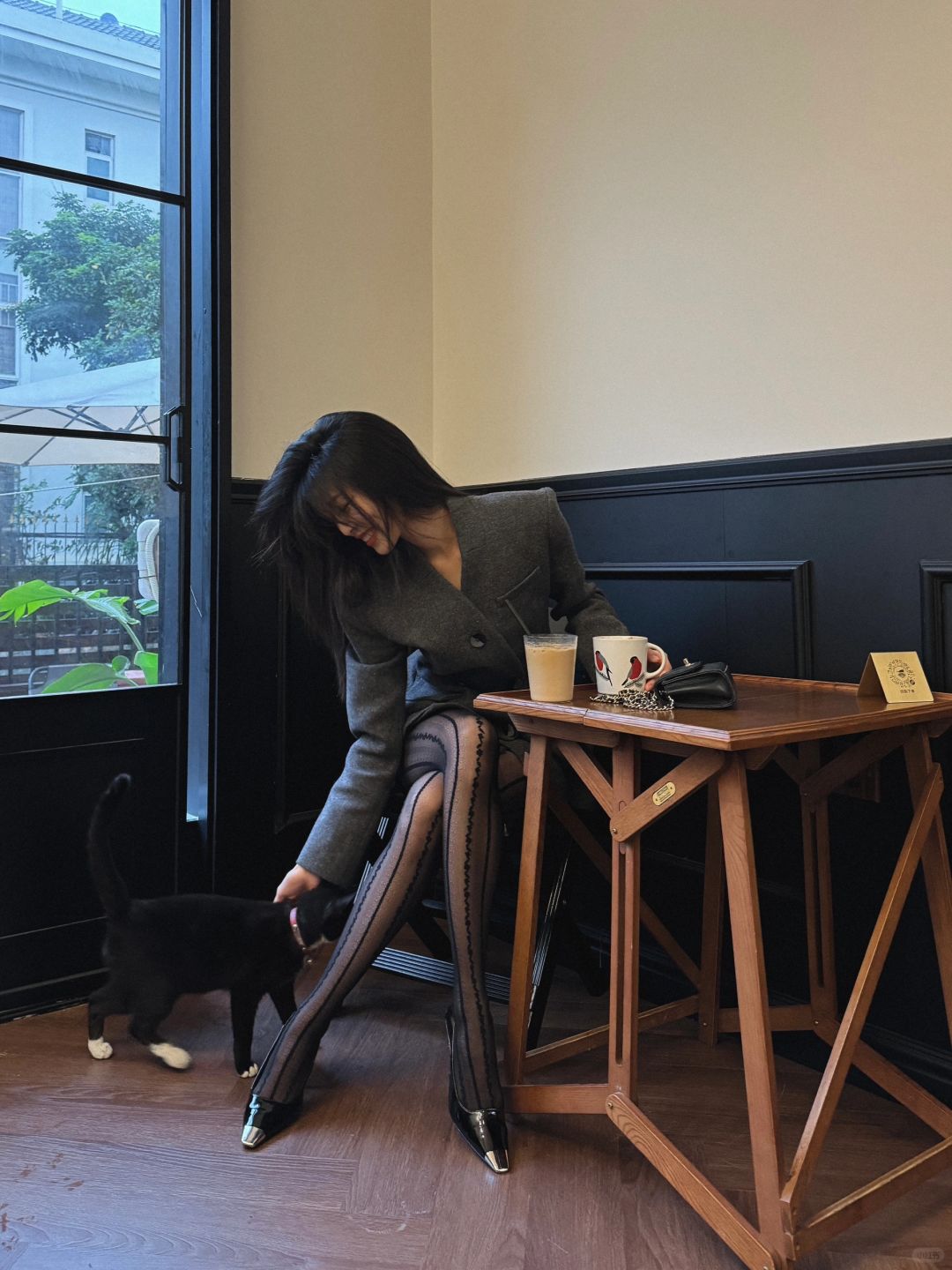 这么冷的天还好有热咖啡☕️