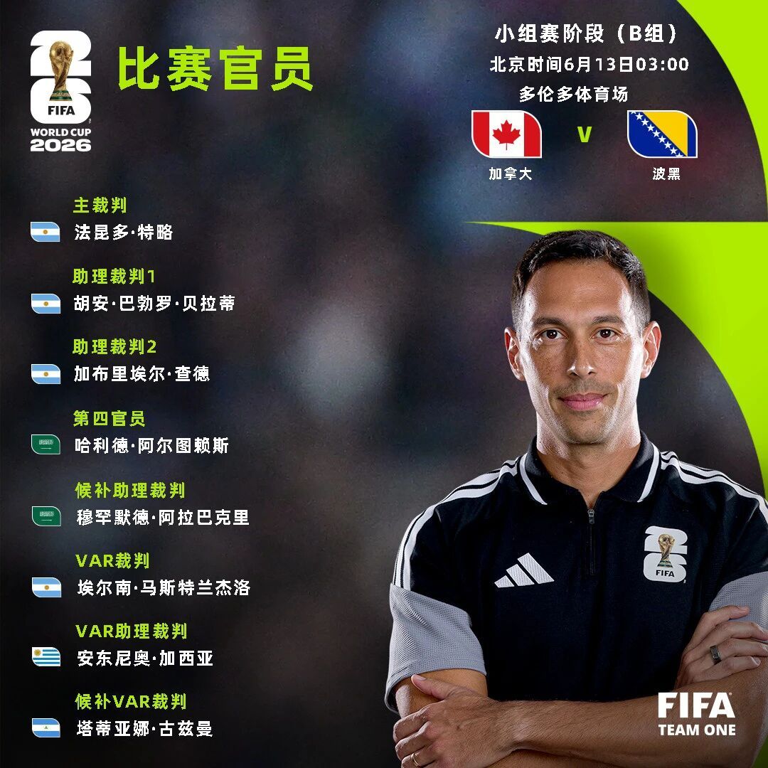 北京时间6月13日凌晨3点，美加墨世界杯B组首轮，东道主加拿大将与波黑展开对决。