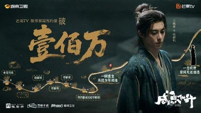 咸鱼飞升站内预约破百万王鹤棣一瞬重生再续少年机缘 王鹤棣一瞬重生再续少年机缘，咸