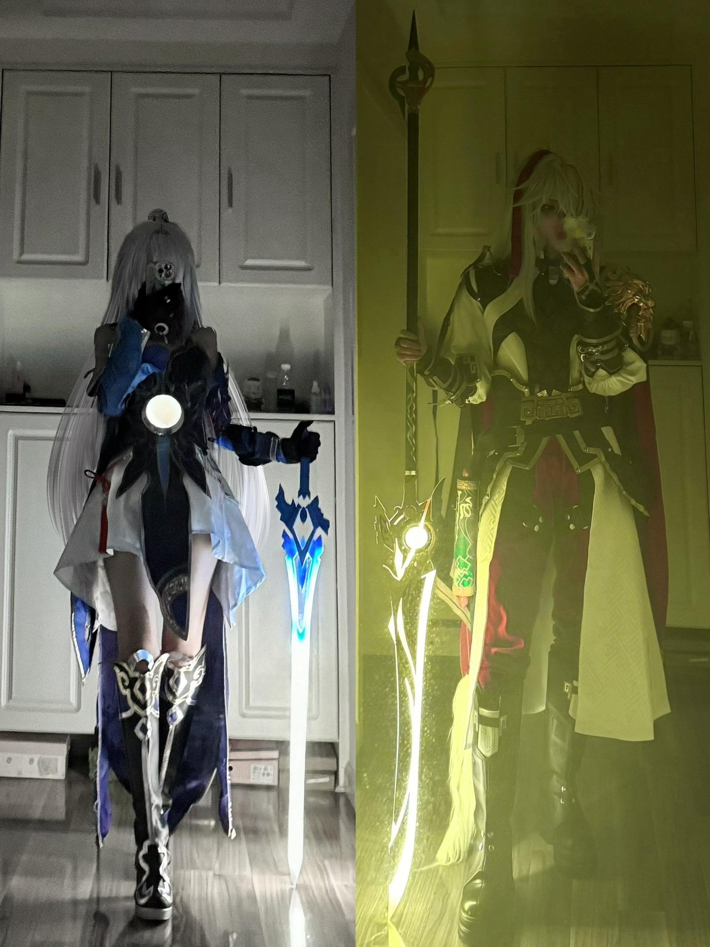 用剑的教出来一个拿刀的  镜流衣服  景元衣服  武器