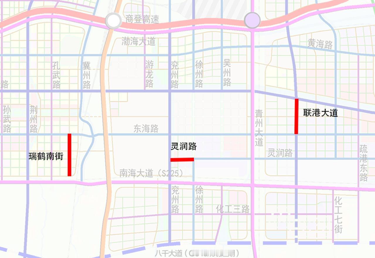 这三条道路要启动！
从官网了解到，位于郑州航空港区的灵润路、瑞鹤南街、联港大道。
