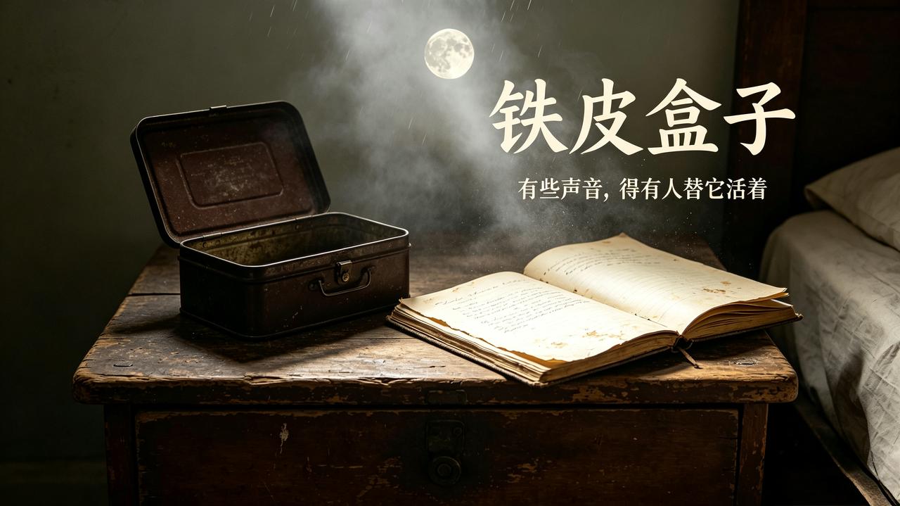 铁皮盒子

整理遗物那天
我在床头柜最底层
摸到一个铁皮盒子
锈迹像老年斑
爬满
