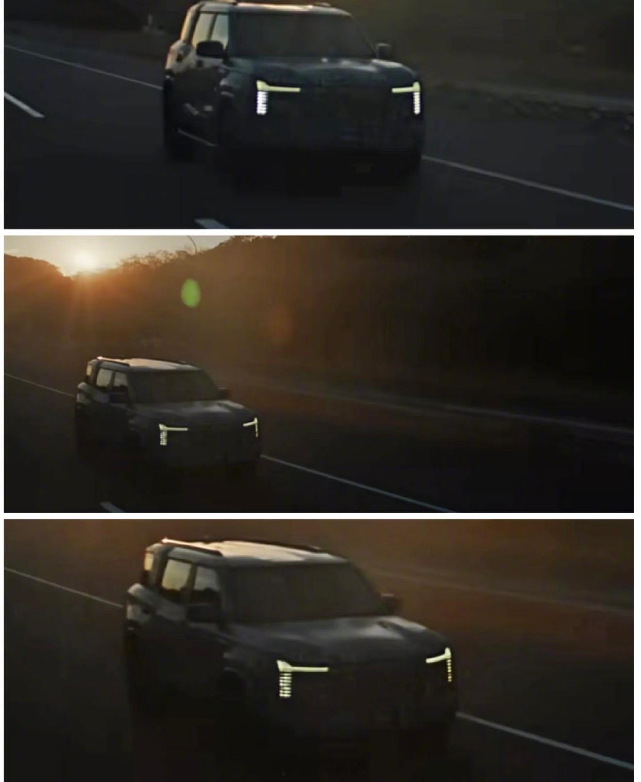 据说这是新帕杰罗？看造型第一眼感觉是凌志GX