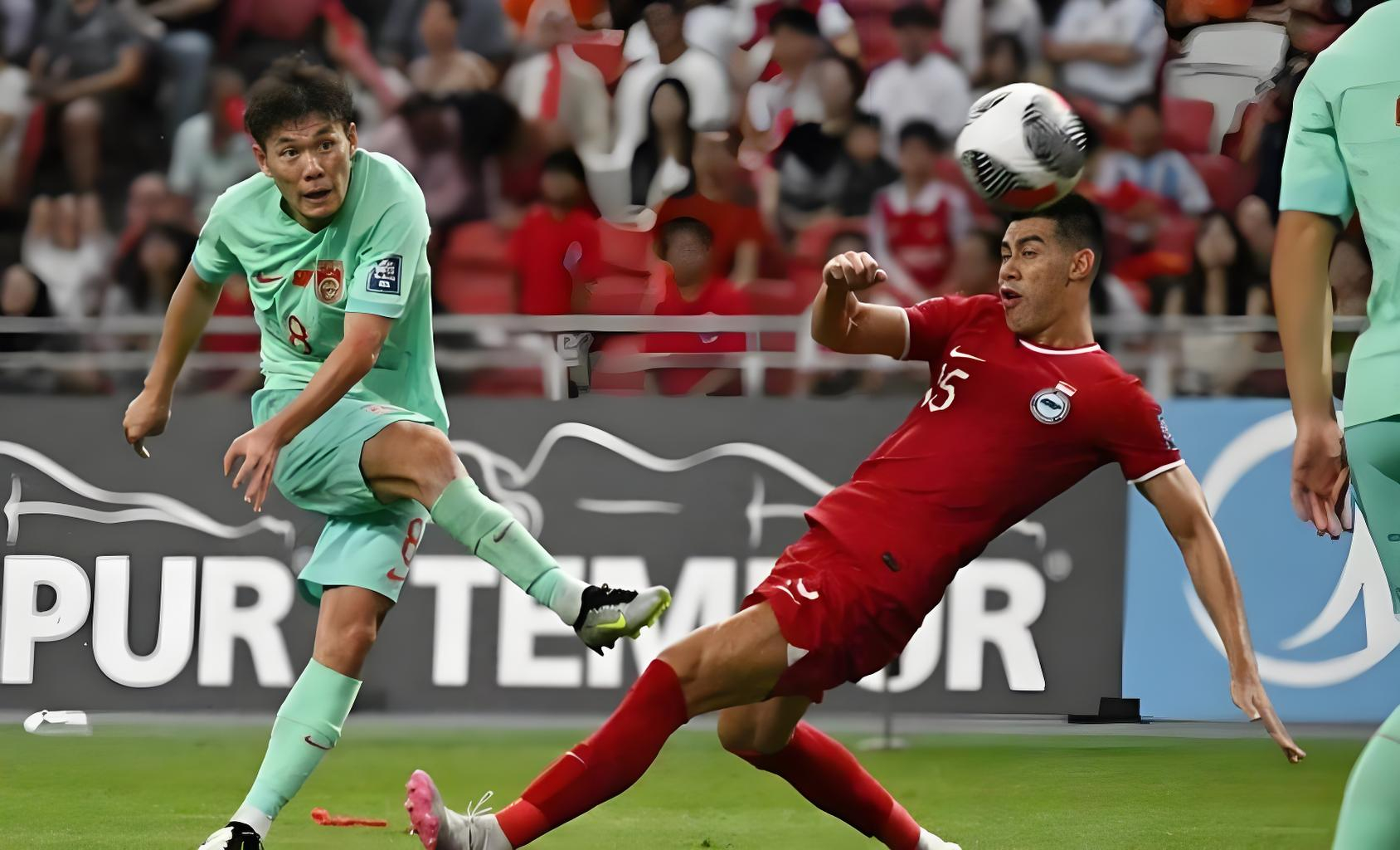 在此恭喜国足2比1新加坡，国足崛起时代兴起！FIFA有我们一席之地！国足vs新加