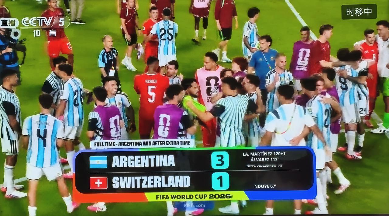 世界杯快讯—阿根廷赢 四强全部产生
2026.7.12

在今天中午结束的世界杯
