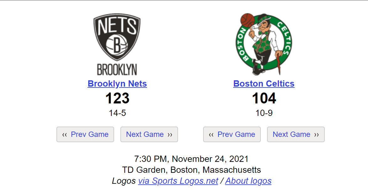 上次杜兰特常规赛赢凯尔特人21年11月25日nba凯尔特人 ​​​