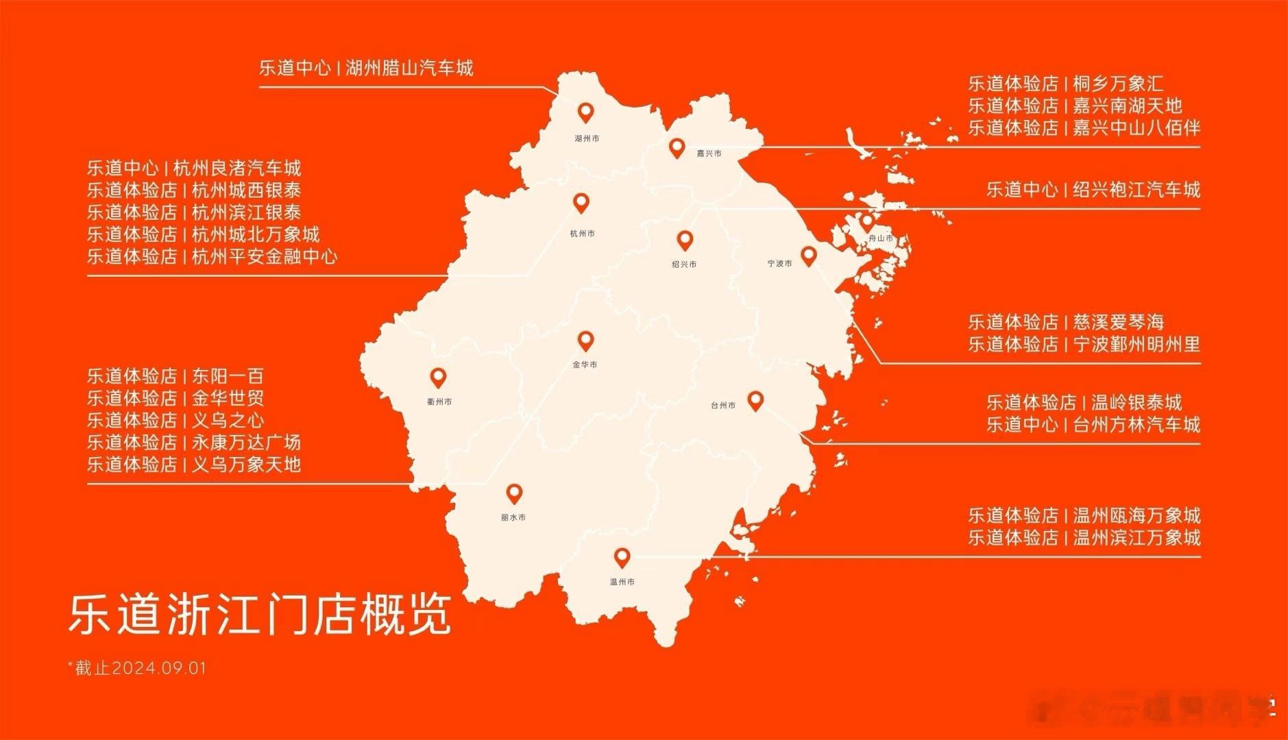 乐道浙江的首批门店光咱们杭州就有五家位置倒是都挺好的#乐道l60# ​​​