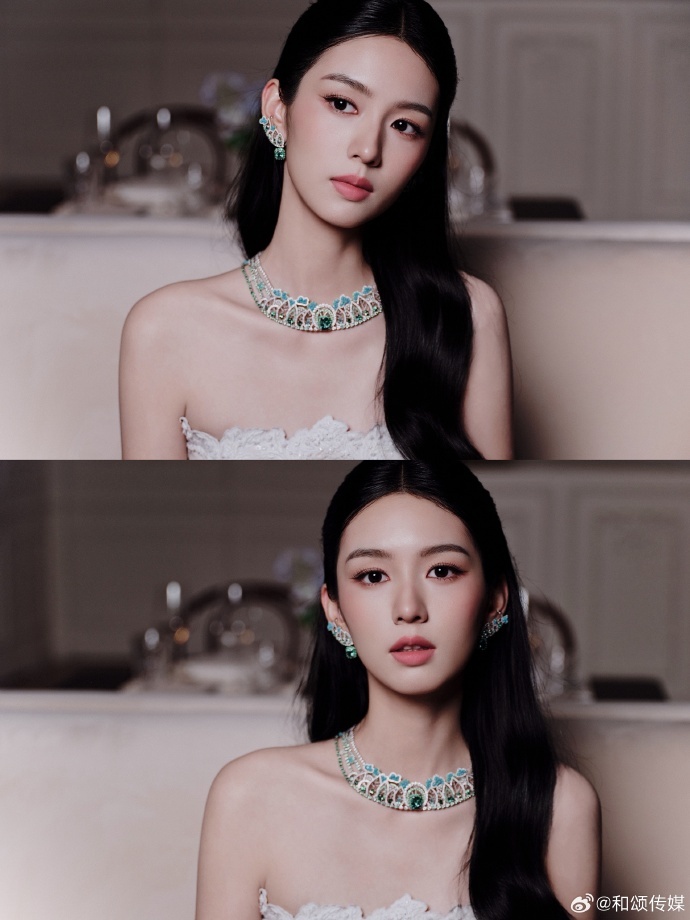 周也珠宝消失术周也完美演绎珠宝消失术，五官精致气质出众，一颦一笑都勾人，美得让人
