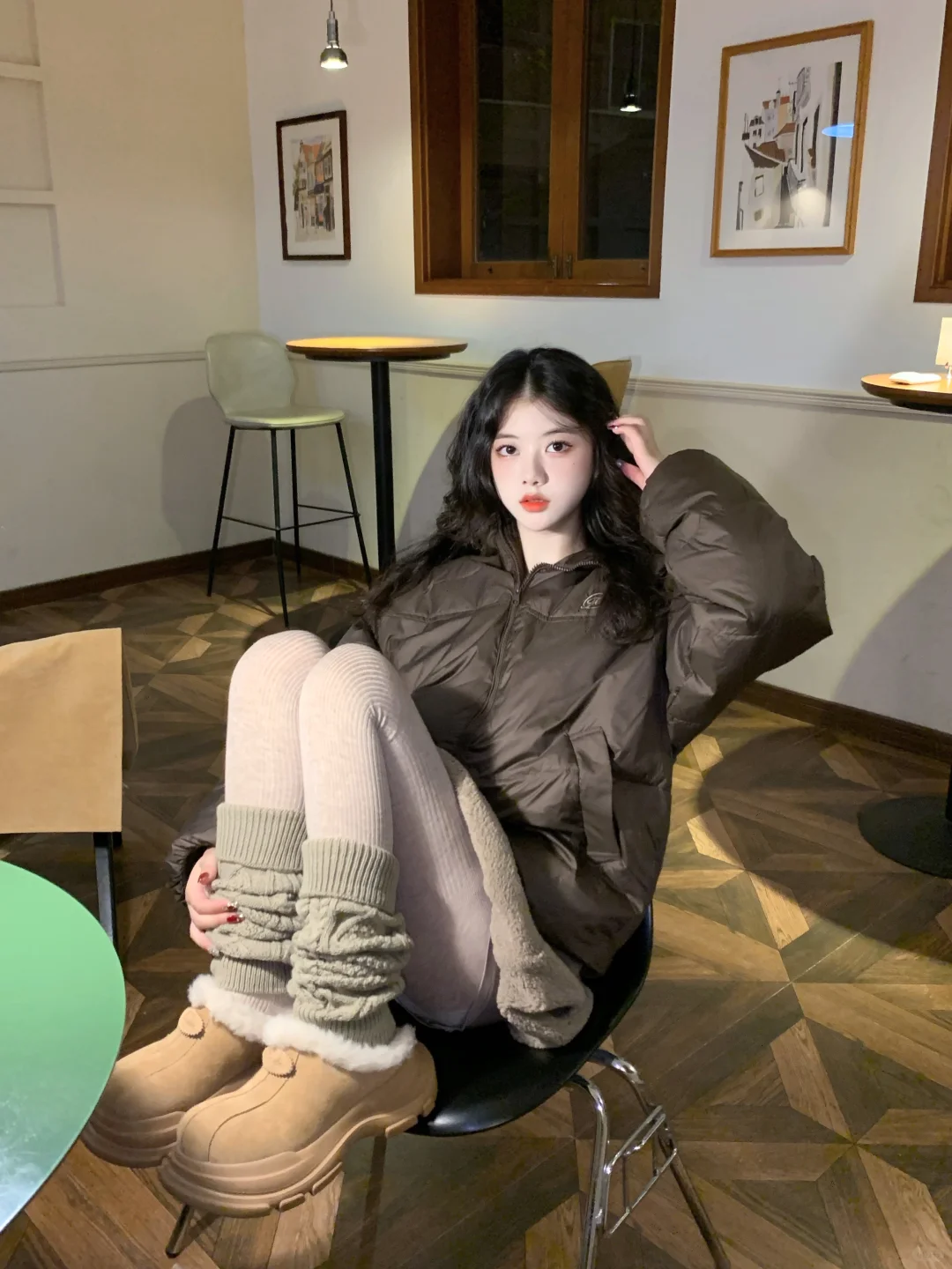 i棕色～