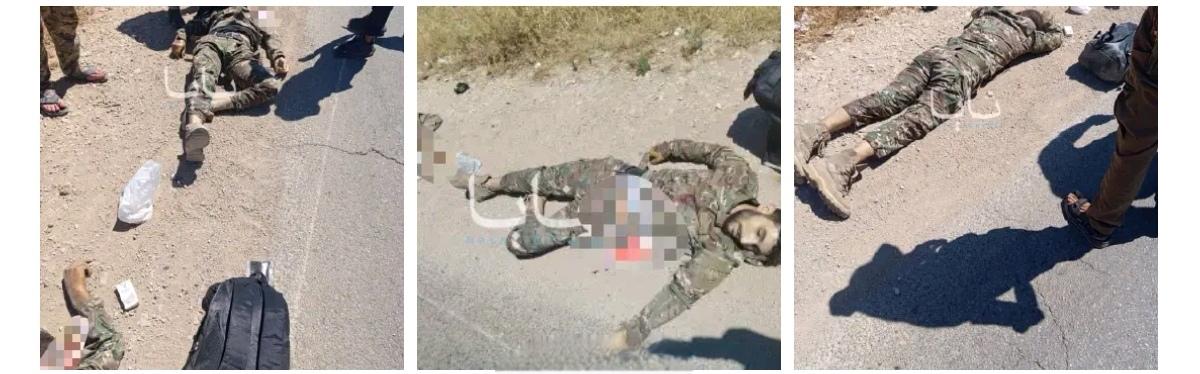 叙利亚北部阿勒颇——曼比季公路上发生枪击事件，HTS政权军的两名士兵被不明身份的