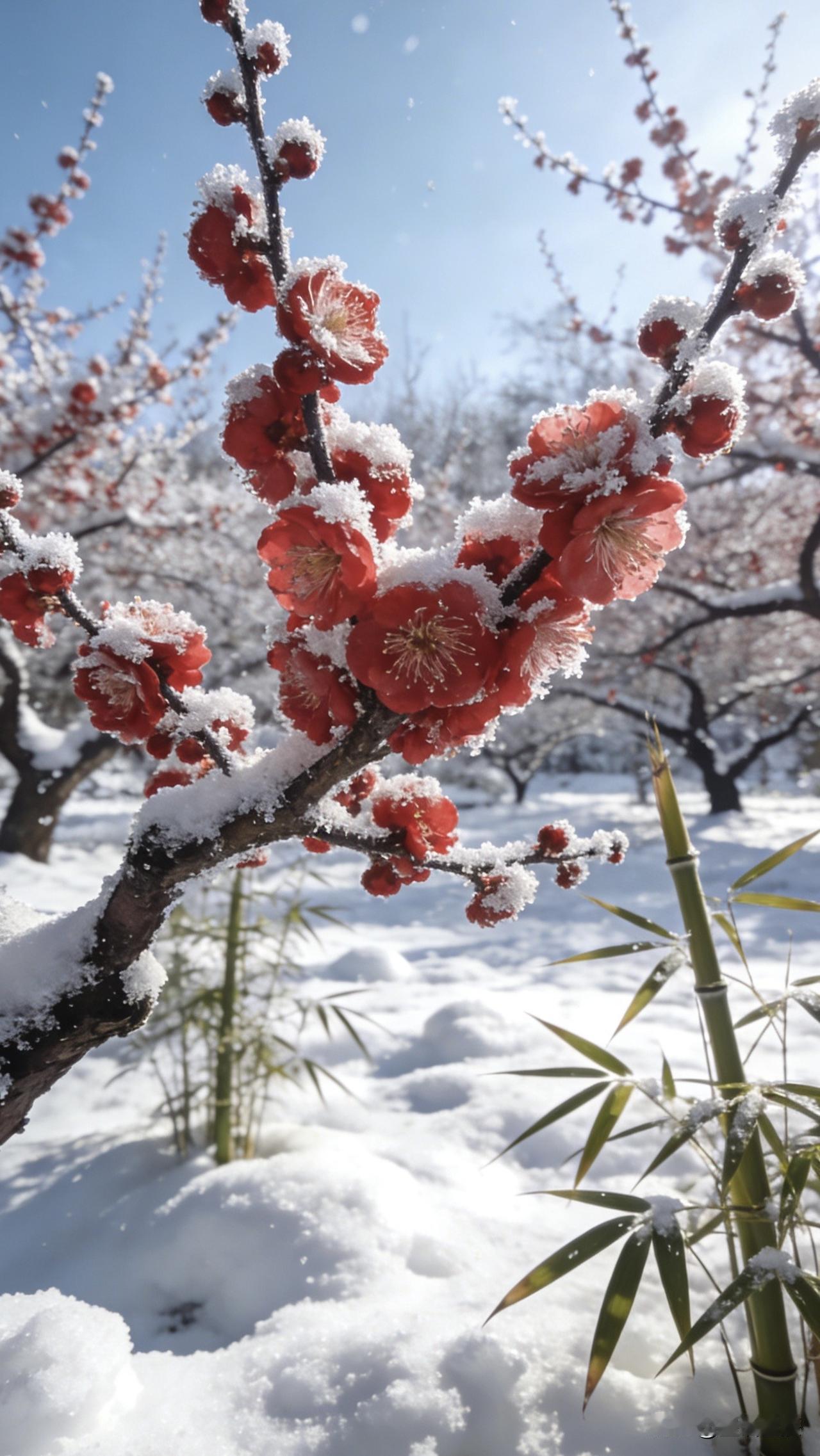 冬至临一阳生，最冷日子藏最热期盼

冬至踏雪而至，寒梅缀枝，霜华满地。

阴极之