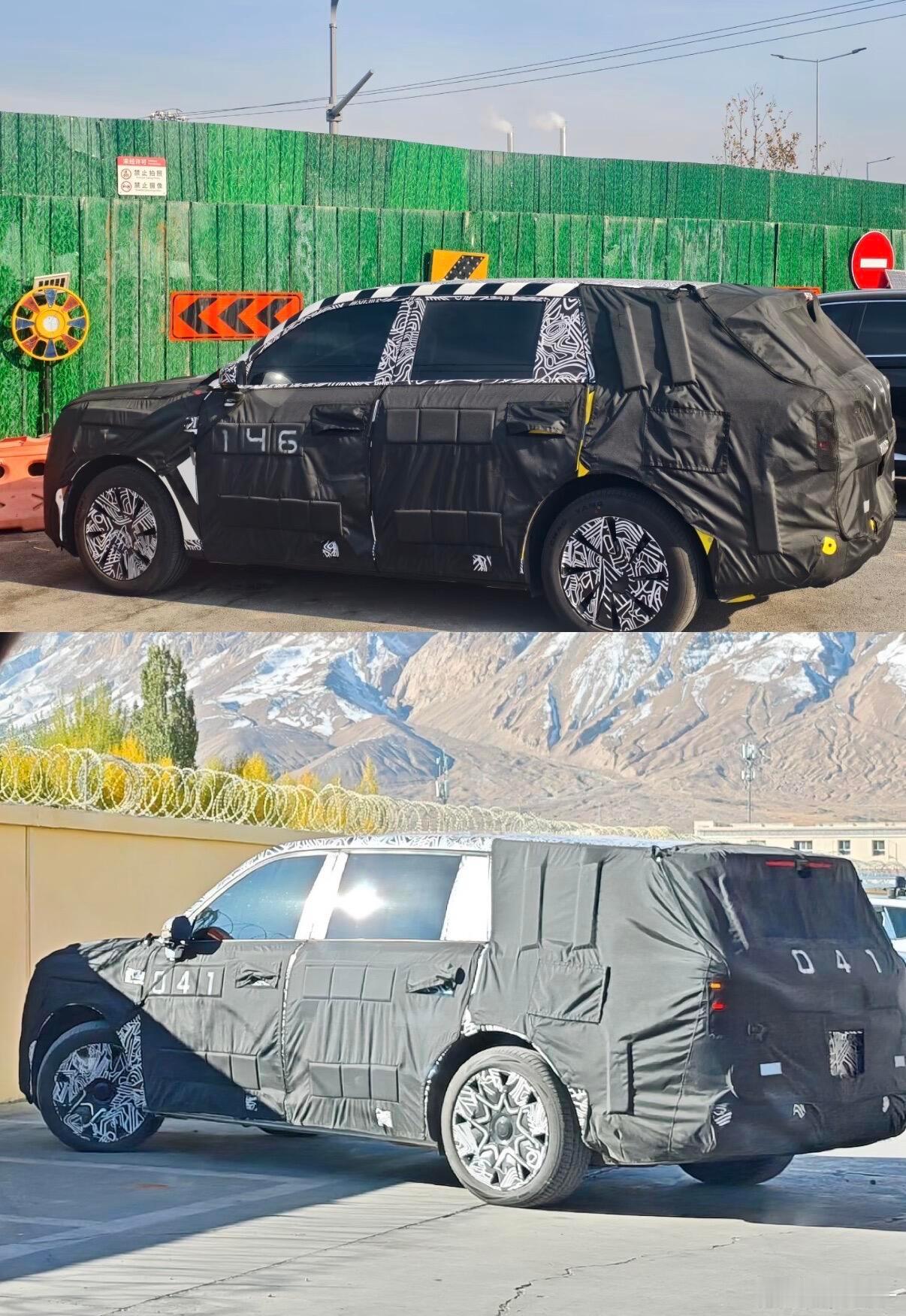 小米的增程车谍照有好多种尺寸，我猜大概有旗舰-豪华三排-豪华两排-普通两排四种规