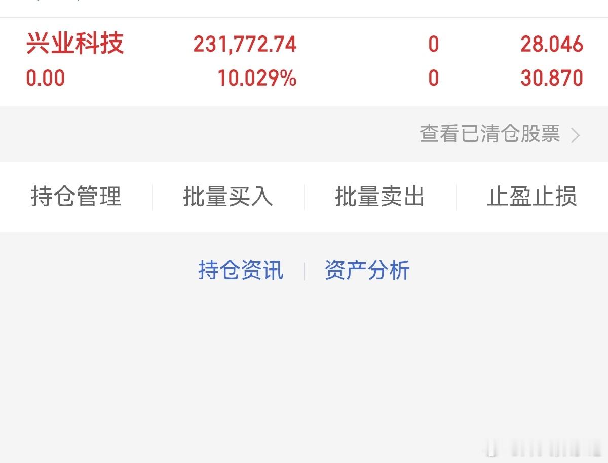 $兴业科技 sz002674$ 已出家人们跟紧烽火养家记 