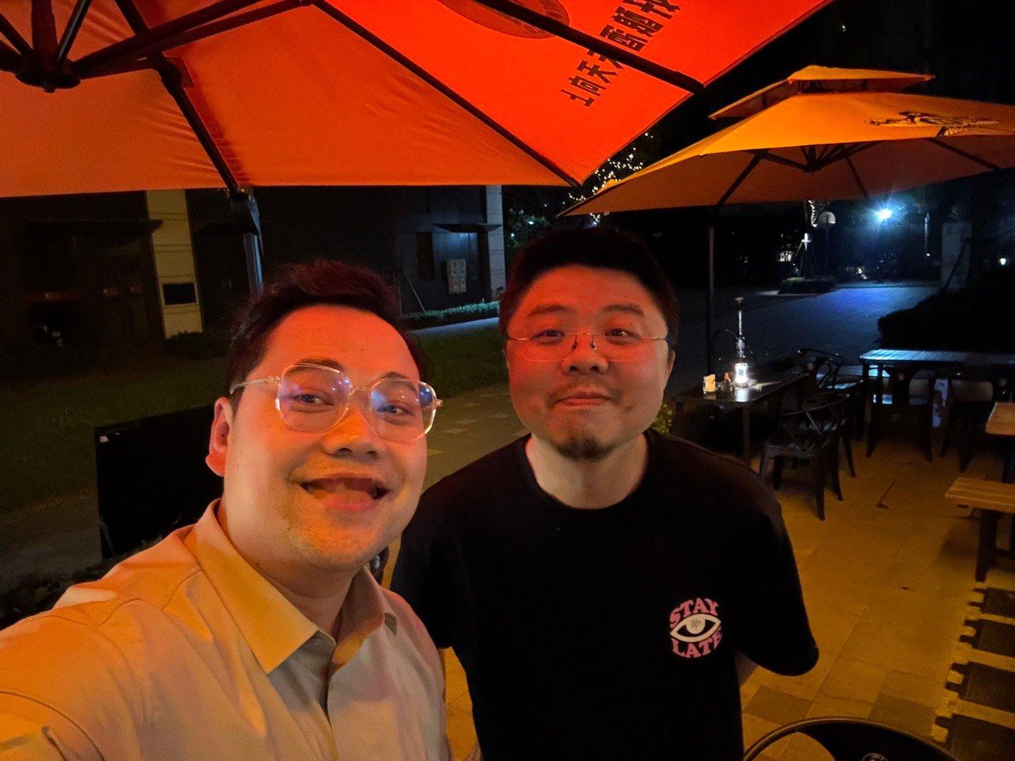 名人赛之后和名人的路边野餐 ​​​