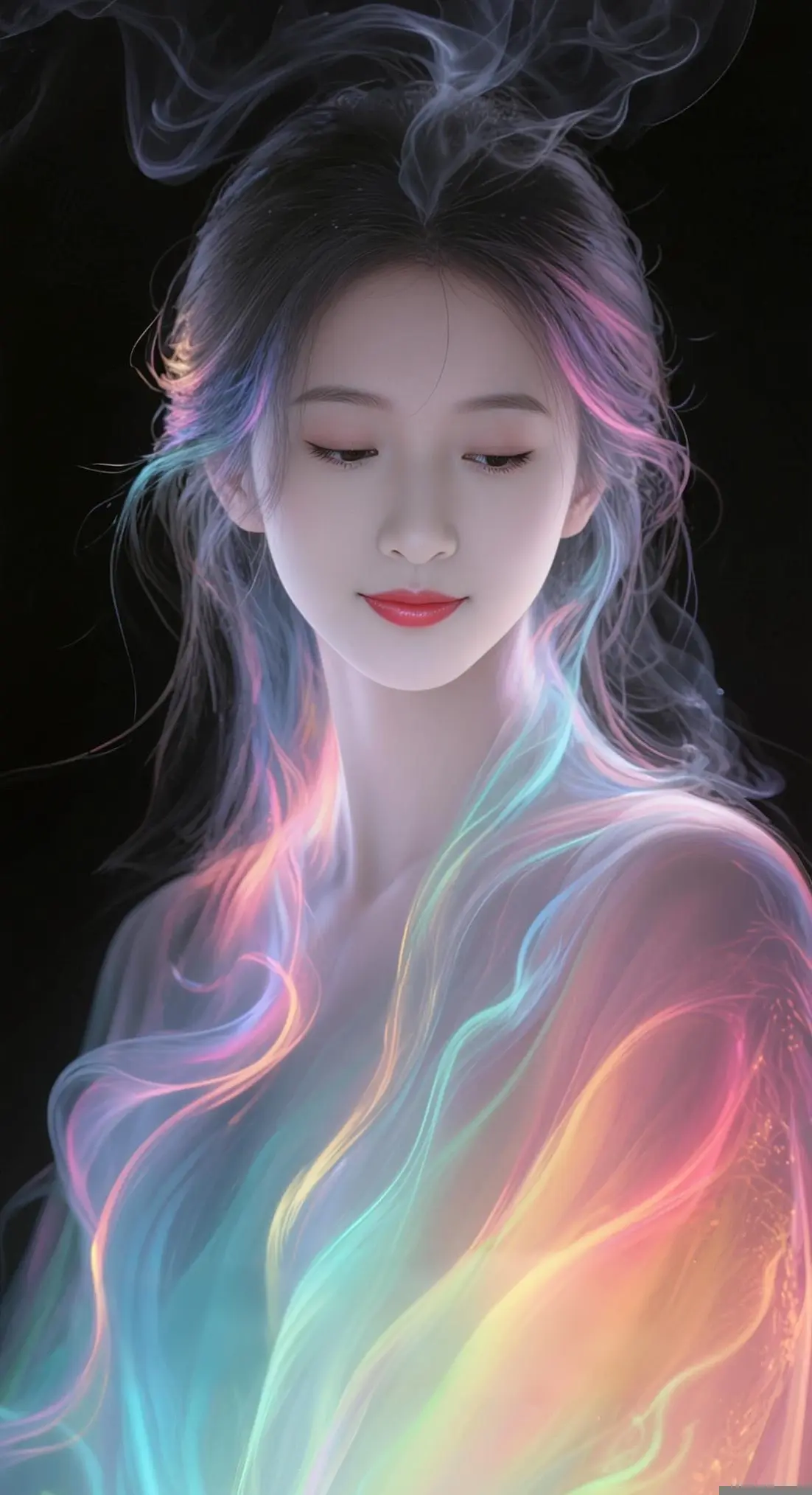 AI水墨霓虹写真 随变ai随便玩