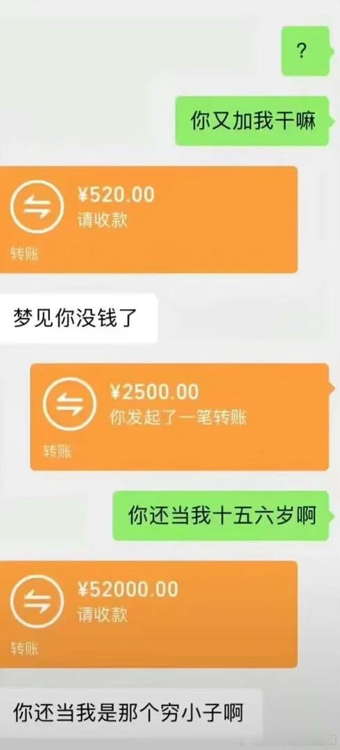 有没有人梦见我没钱然后像这样甩过来狠狠羞辱我 ​​​