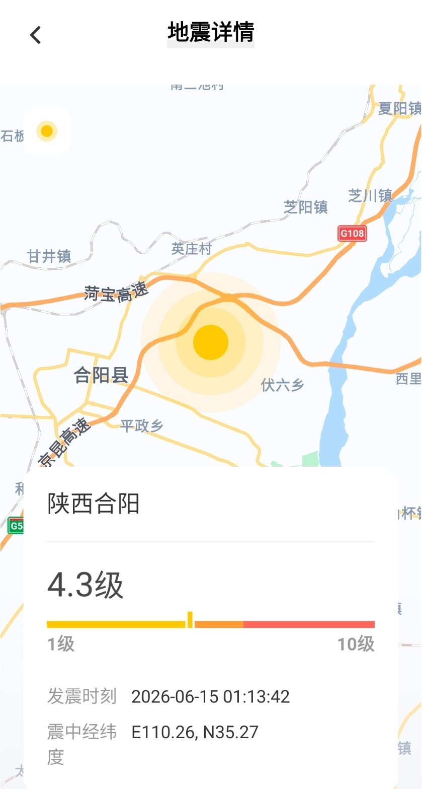 凌晨这个点突然醒了，一看地震了。梦里发大水把一楼商铺都淹了，人们坐在高处等救援。