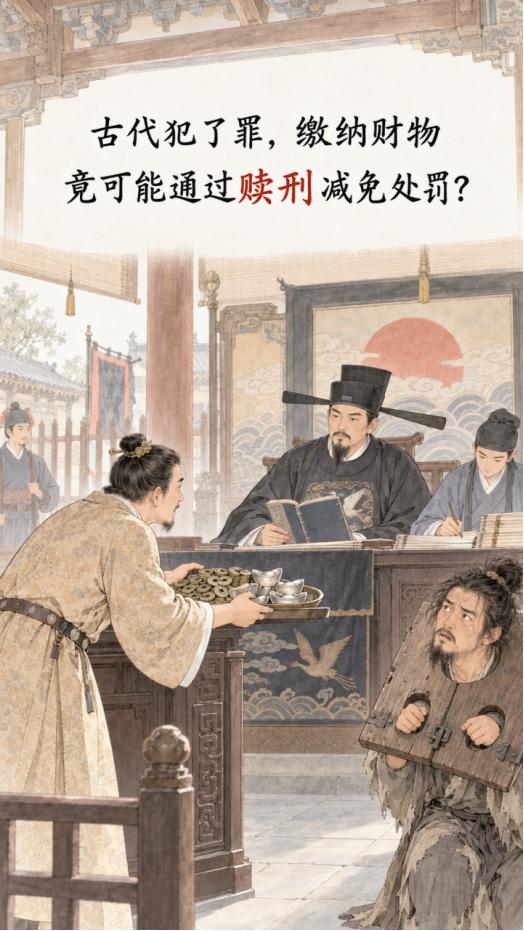 古代竟有花钱赎罪的制度，犯了罪缴纳财物就能减免刑罚。
 
这套制度叫赎刑，最早见