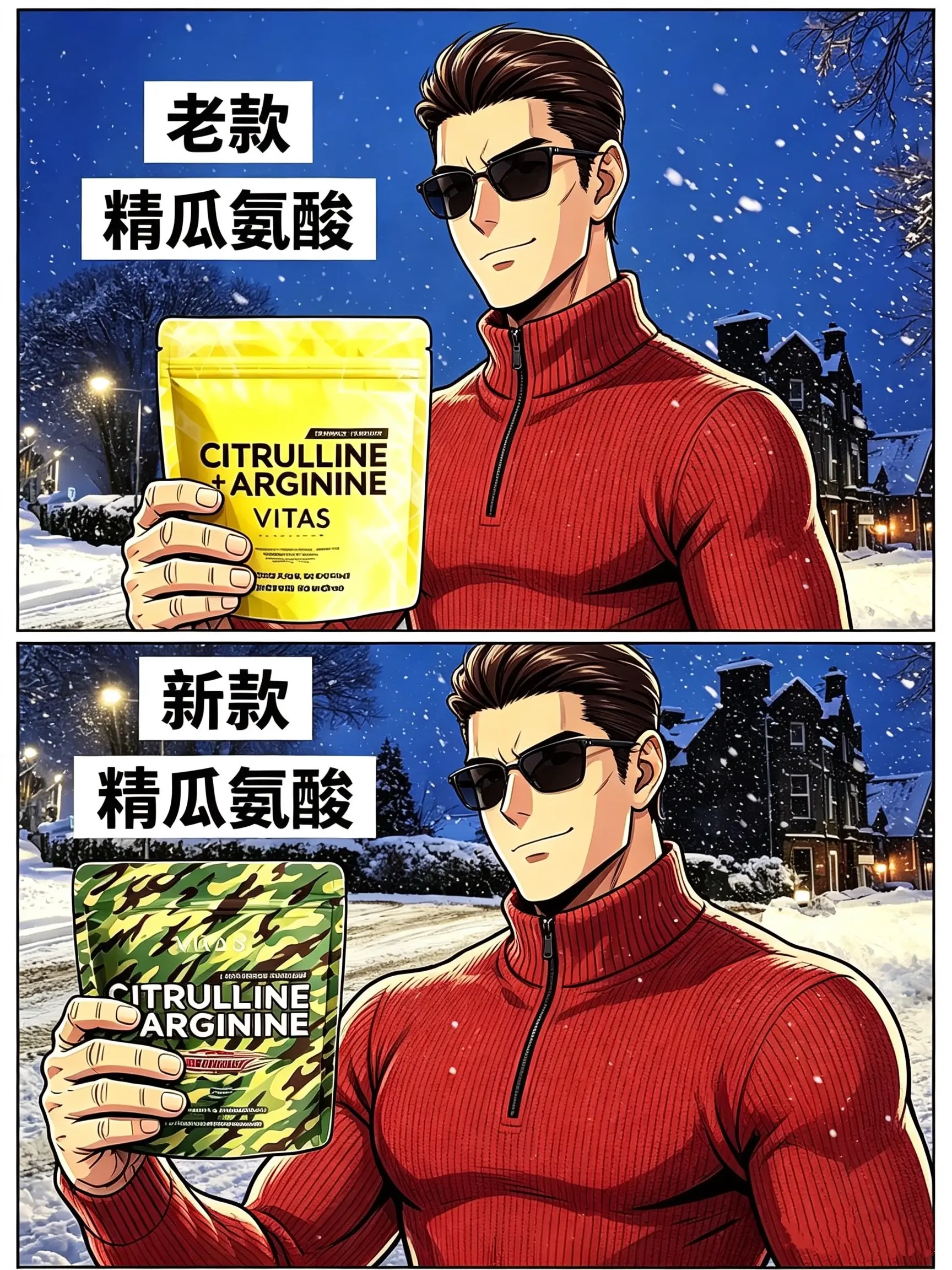 精氨酸+瓜氨酸新口味，还没喝过的兄弟可以试试