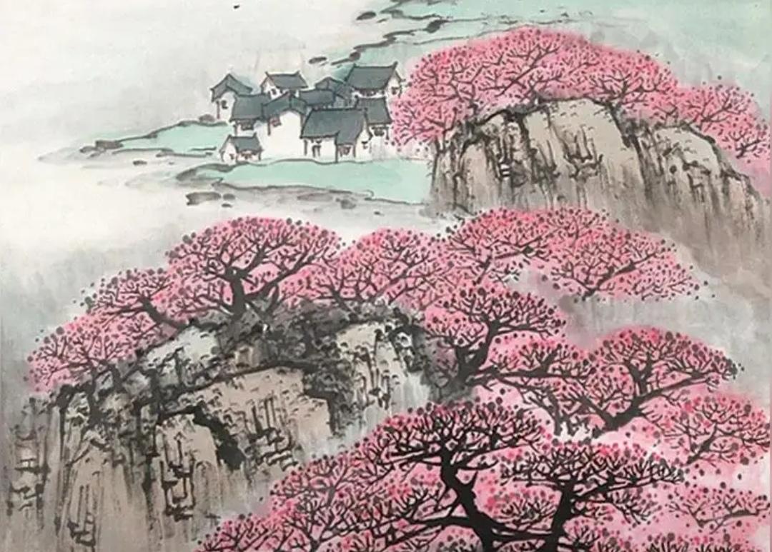 上联，桃红花落童未扫，香染鞋袜

下联，？？？