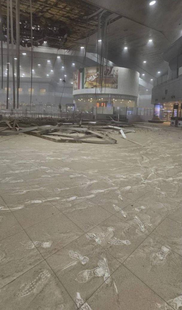 伊朗宣布战果伊朗弹道导弹袭击后，科威特国际机场可见明显损毁。 