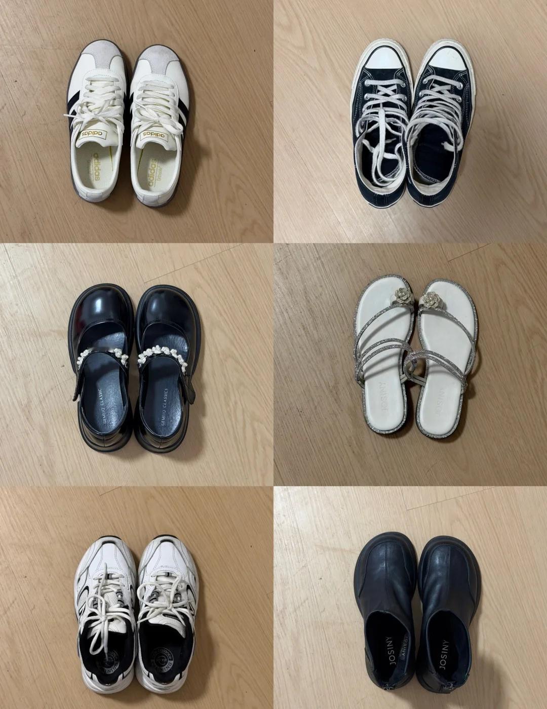 极简｜6双鞋搞定四季穿搭
全年穿搭 6双鞋子搞定
极简生活 告别闲置堆积
少买精