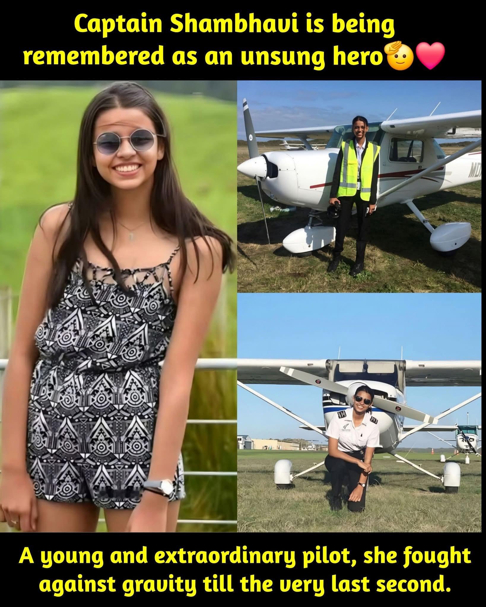 🔻印度时报说，驾驶并摔机的，是机长萨米特·卡普尔和副驾驶年轻女飞行员香巴维·帕