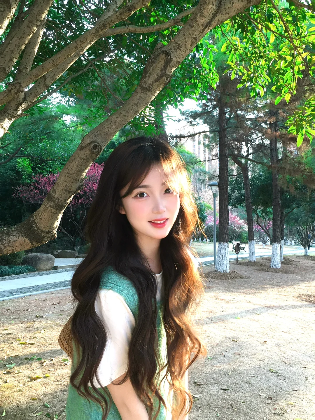 女孩 你像春天一样明媚