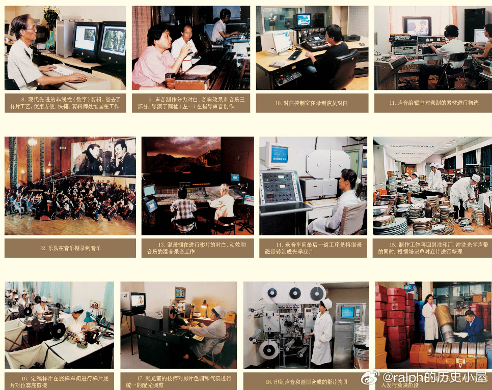 电影后期制作阶段历史影像