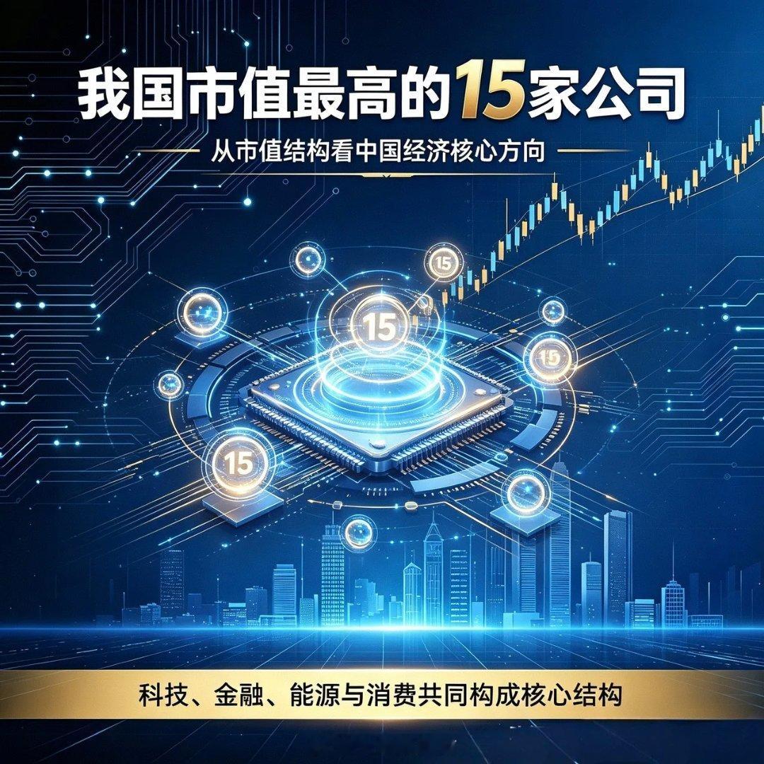 我国市值最高的15家公司台积电；约16.0万亿元全球晶圆代工绝对龙头，大中华区市
