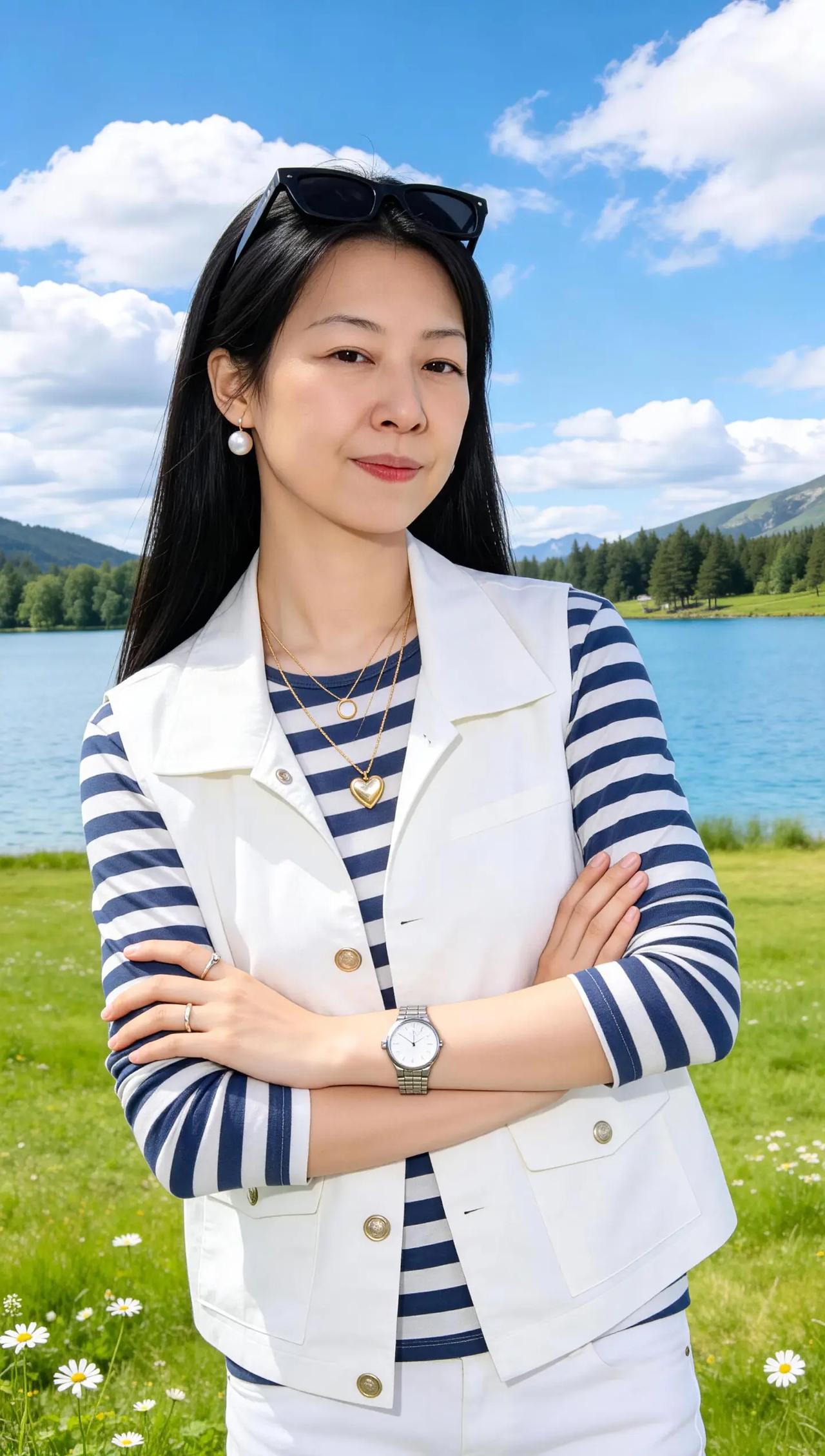 除了自己没人懂你。AI湖畔生活照
