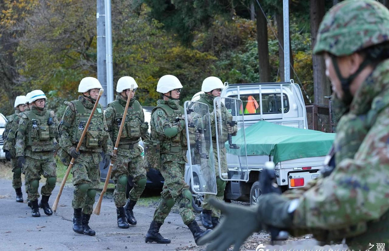 秋田县的日本陆自捕熊队，看起来战斗力不强啊。烽火问鼎计划
此次支援行动是在秋田县