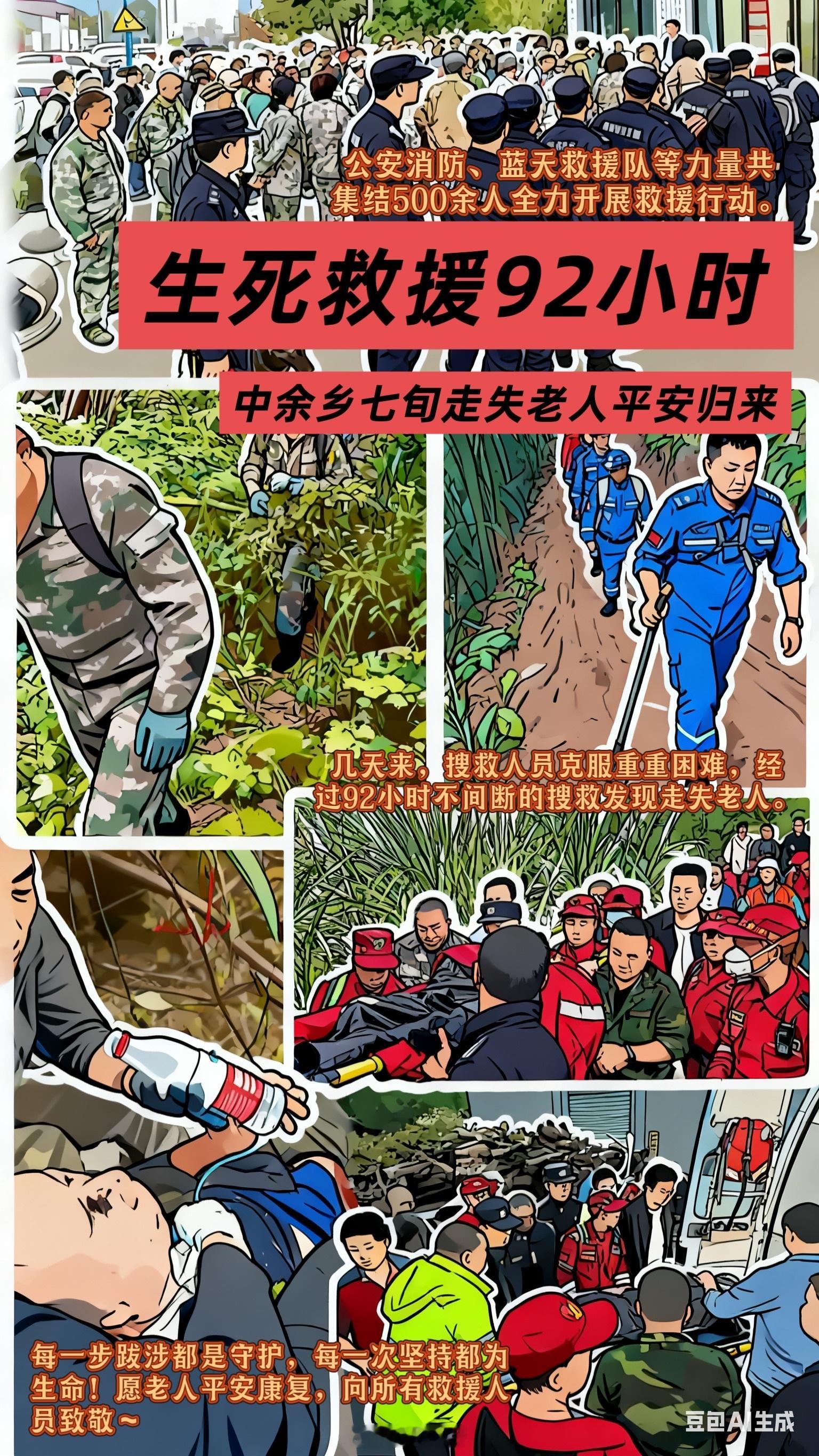 近日，浙江金华浦江县一名71岁阿尔茨海默病老人独自进入深山后失联，属地公安民警、