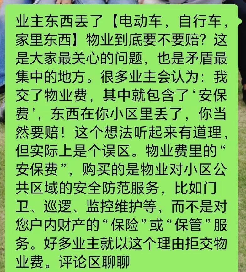 ，业主丢东西了，物业可以协助业主，业主先报警物业也可以协助业主提供有力的证据