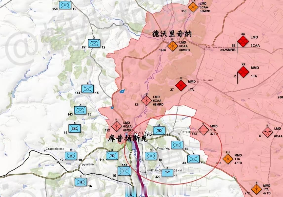 干得漂亮！！！乌军3个旅已被俄军合围 据“库皮扬斯克战场”2025年10月7日1