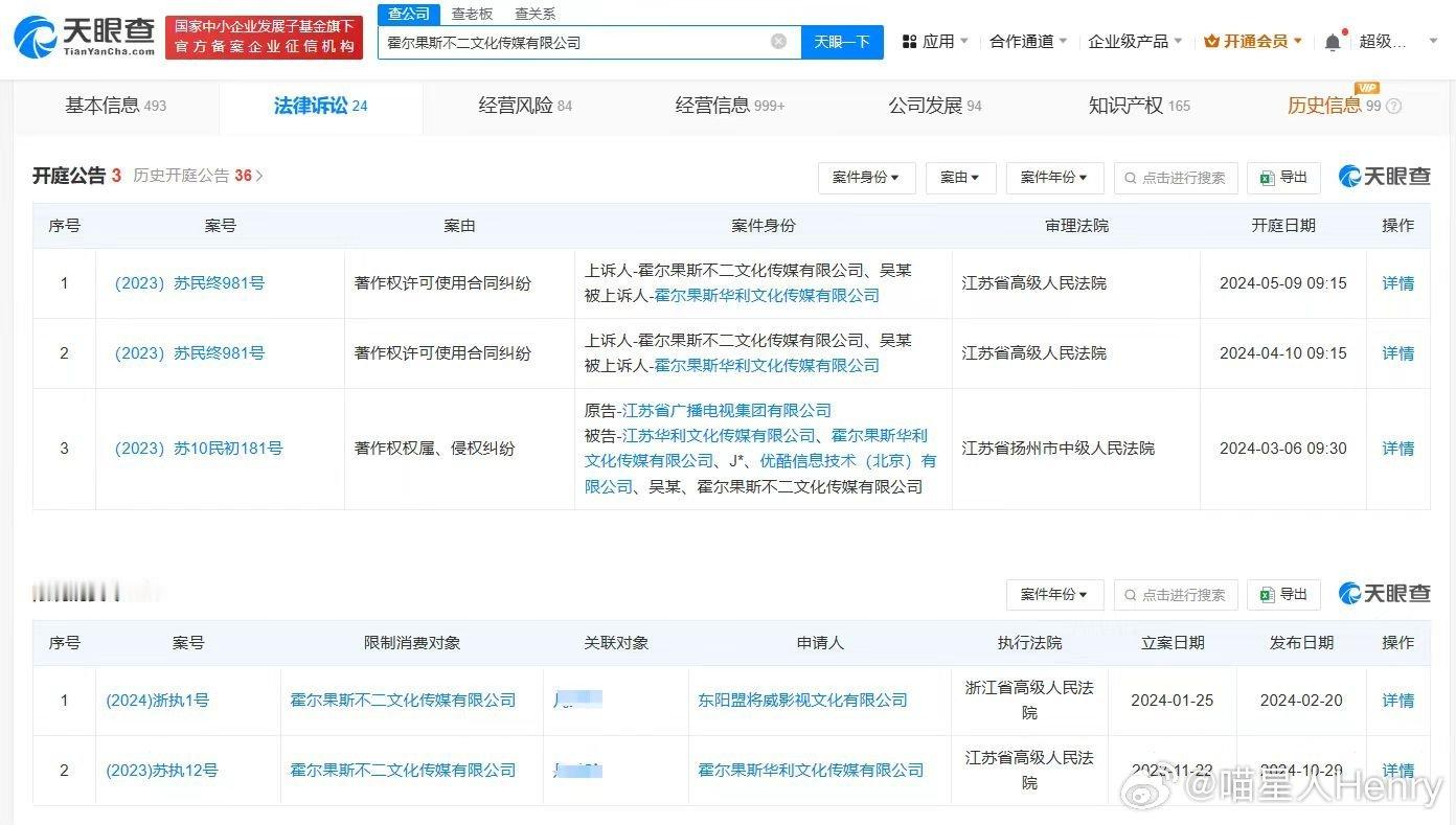 #吴秀波成老赖# 这是真的假的呀？天眼查显示吴秀波成了老赖？？那以后还能再出来拍