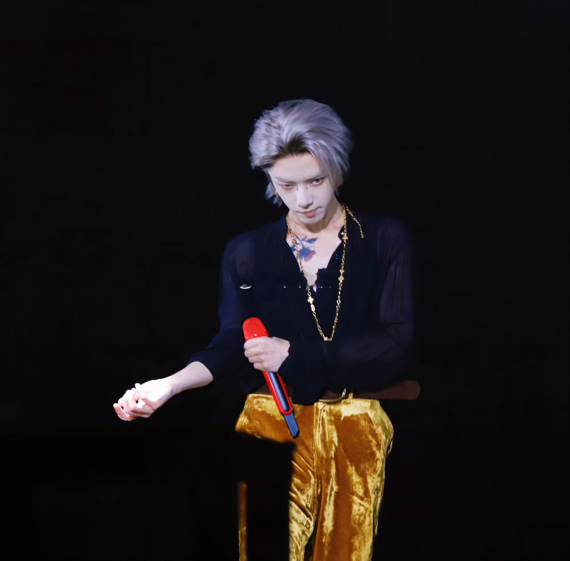 华晨宇 年轻的家主华晨宇南宁演唱会开场鲨疯！这套造型直接封神，年轻的家主即视感拉