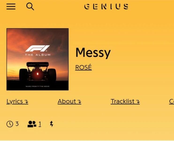 OMG朴彩英ROSÉ F1 OST好像真的要来了[哪吒嘟嘴] ​​​