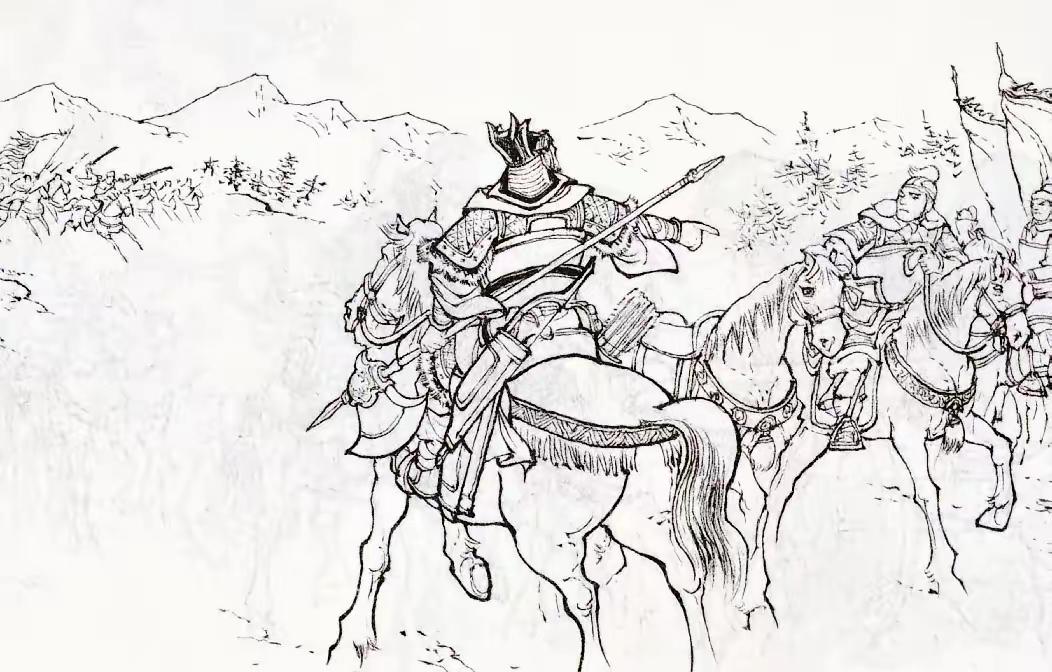 长春关总兵率五万人马前往马鸣关助阵，路上遇到秦彝的黄骠马，知道秦彝被杀...