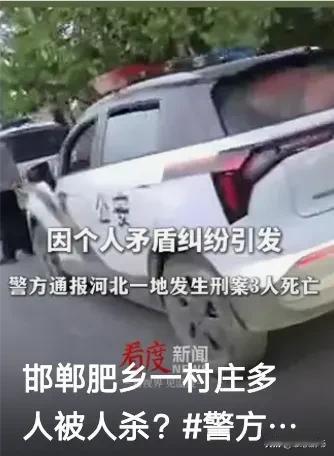震惊！河北邯郸一村庄发生恶性冲突，三命陨落，嫌疑人当场擒获！一场个人恩怨如何演变