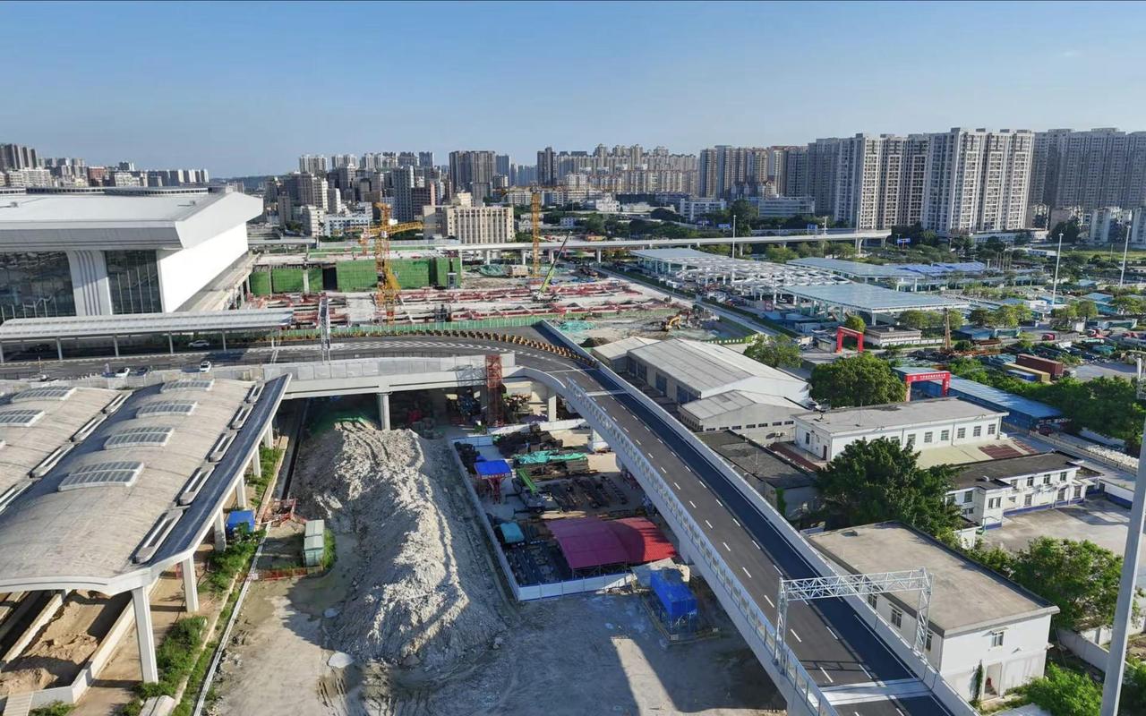 汕头高铁站枢纽一体化工程 ​​最新进展。汕头 汕头站 汕头高铁站 高铁站