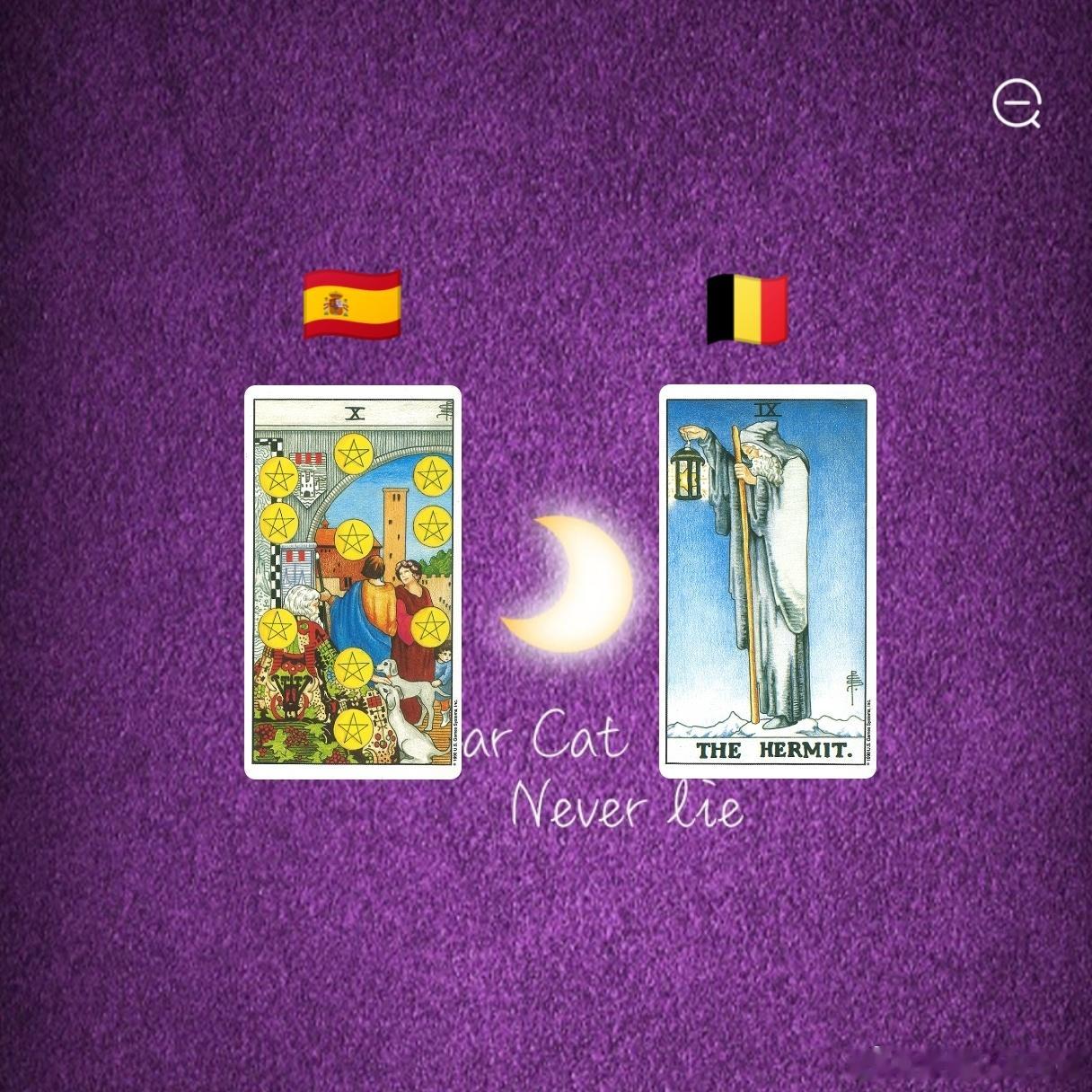 娱乐预测～西班牙🇪🇸VS比利时🇧🇪星币十和隐者得状态截然不同，星币十是一