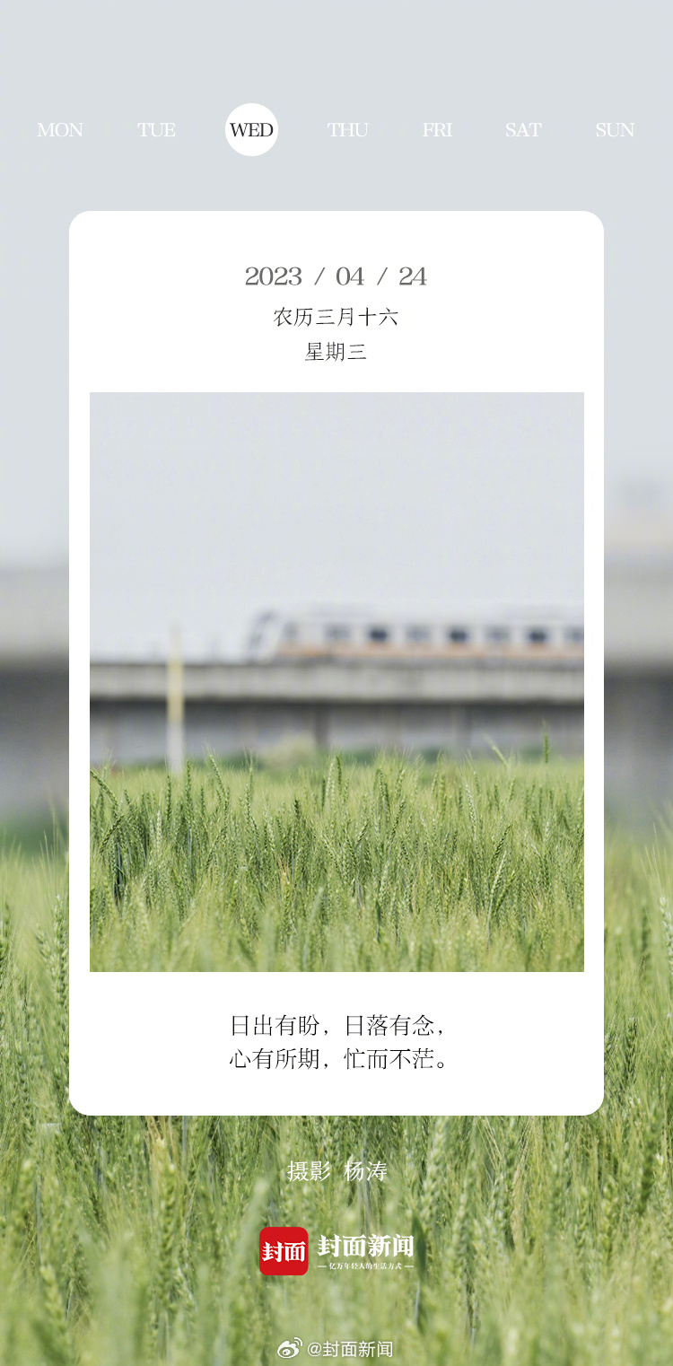 #小封日历#早上好！3秒回答：今天周几？ ​​​