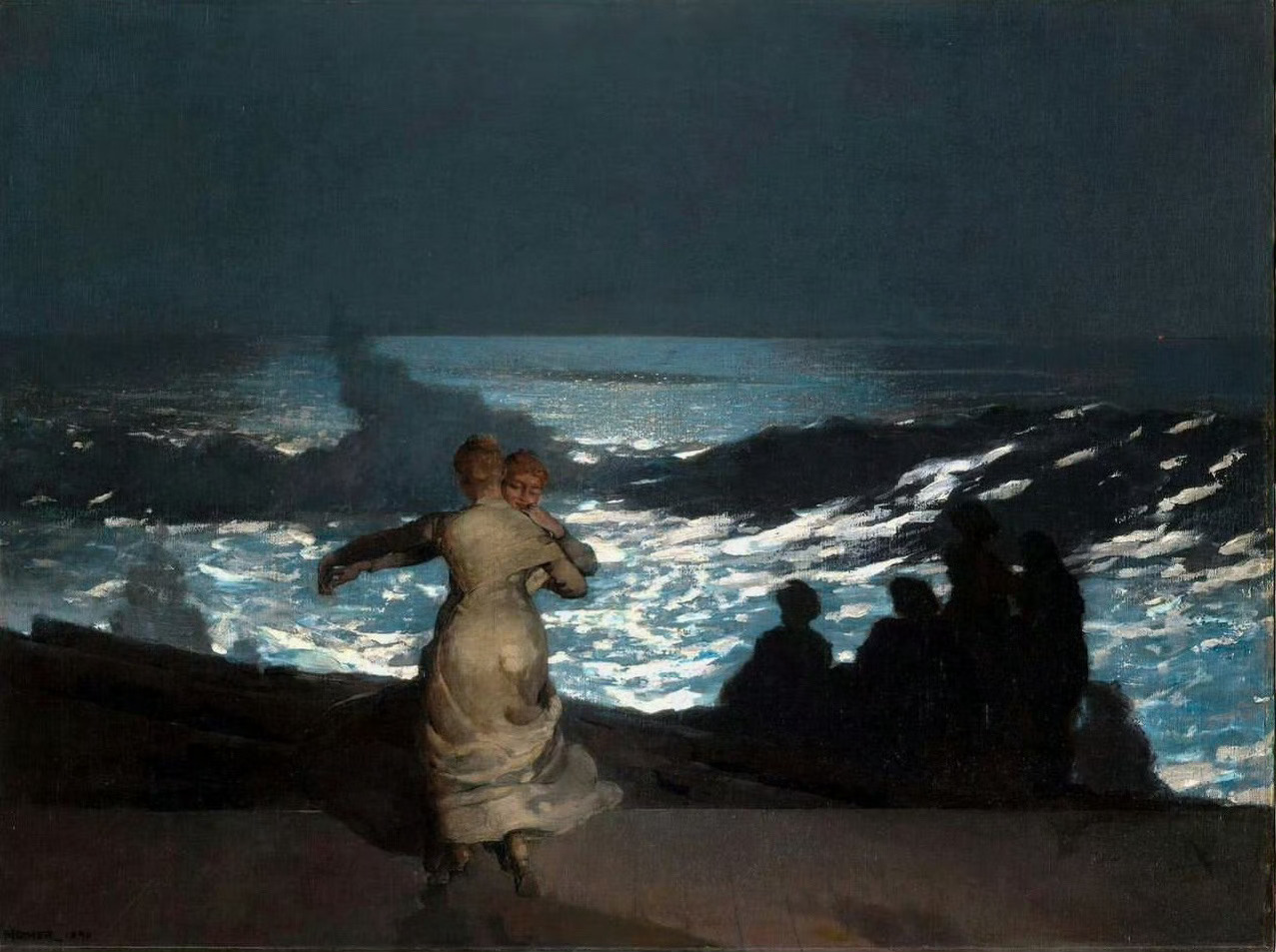艺术家温斯洛·霍默（Winslow Homer，1836–1910）的作品他是1