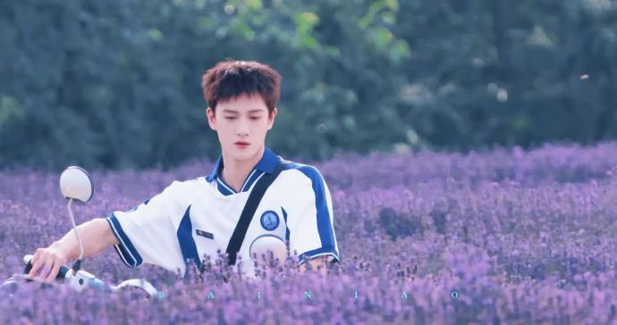李昀锐邢武薰衣草花田路透李昀锐耀眼薰衣草花田骑电动车 李昀锐《耀眼》邢武薰衣草花