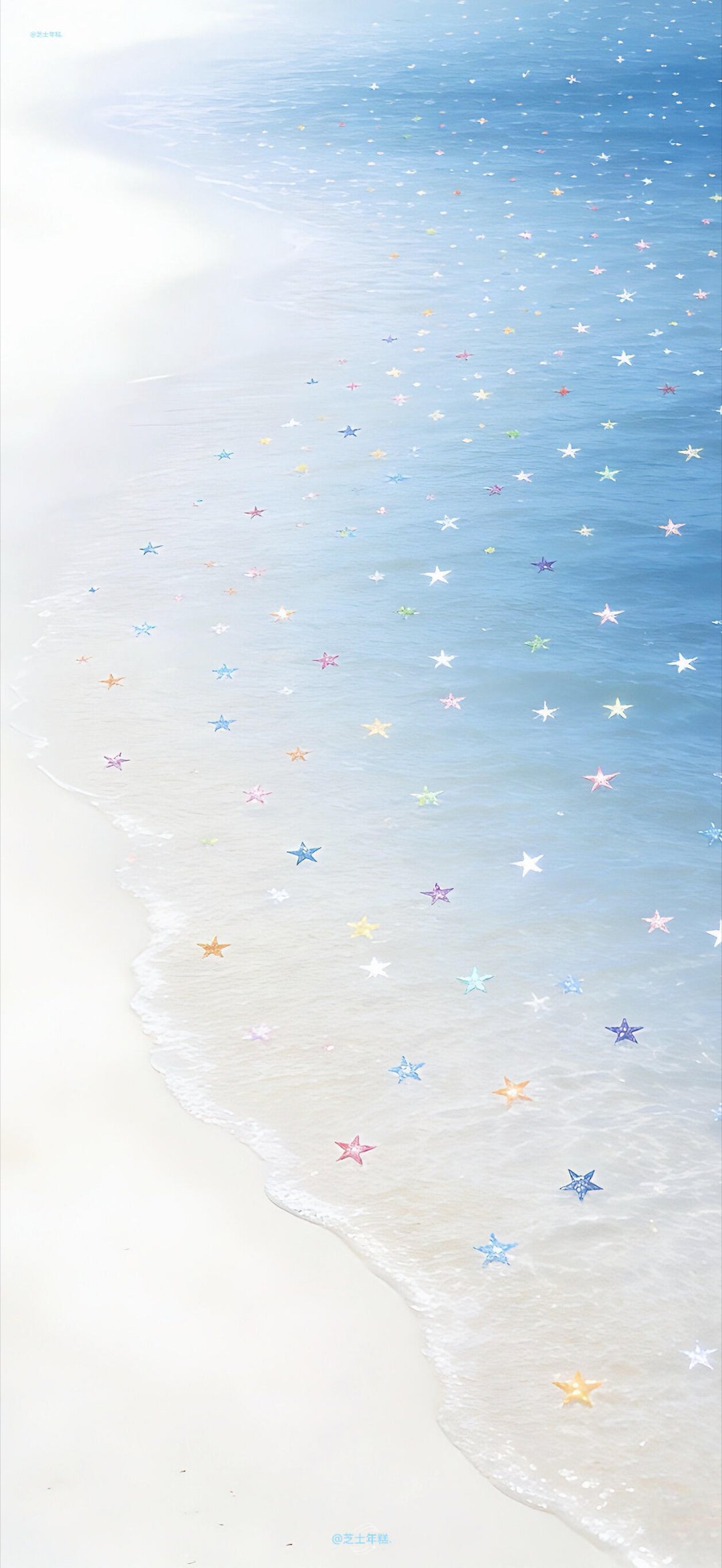 波点壁纸｜蓝色系壁纸｜白底壁纸｜简约背景图｜蓝底星星壁纸｜蓝底壁纸  专栏 · 