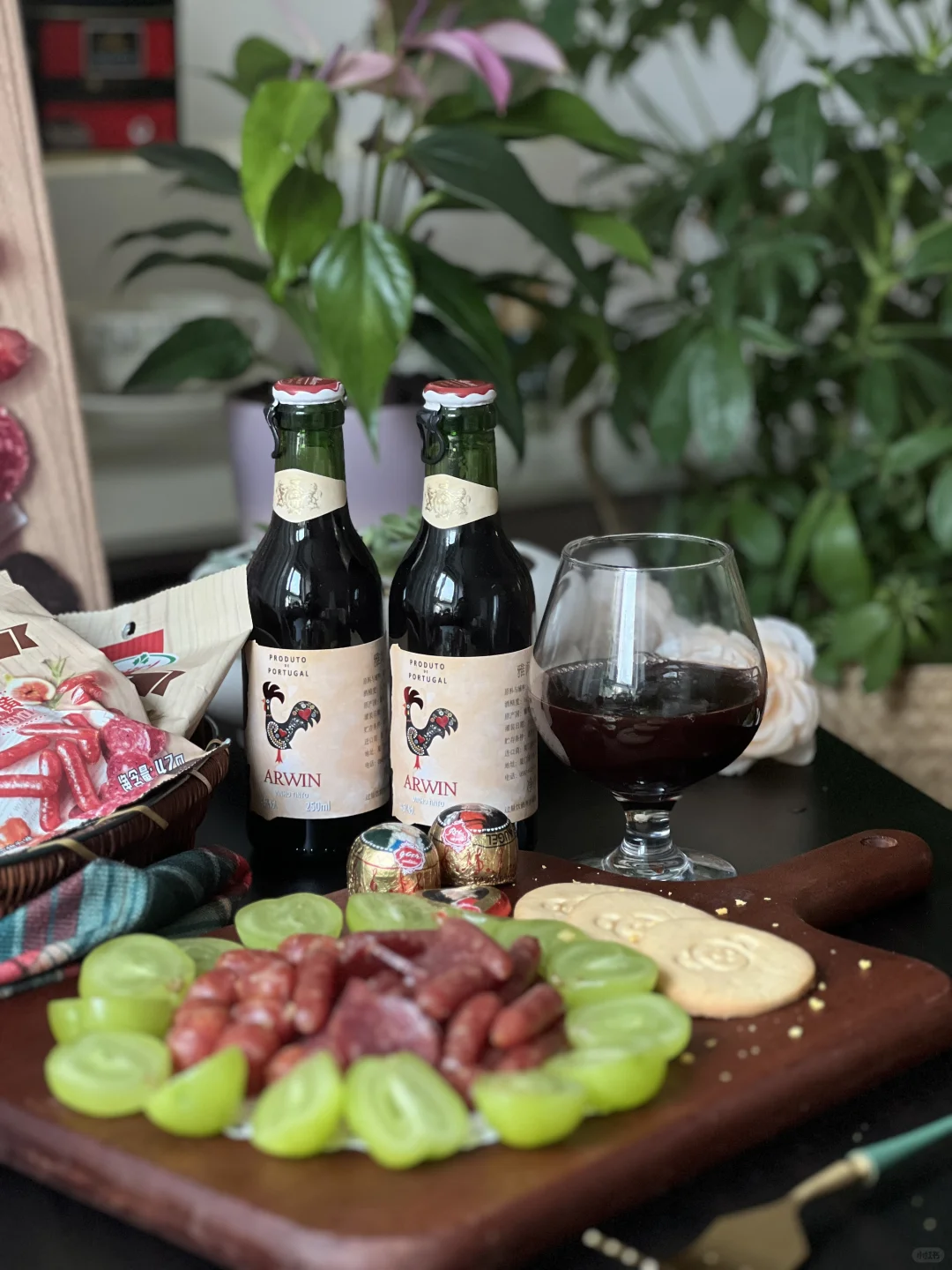 夜晚，微醺的快乐🍷