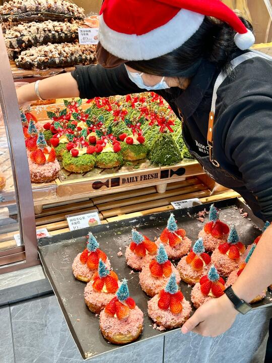 广州🎄终于轮到我吃漂亮小面包啦！！！